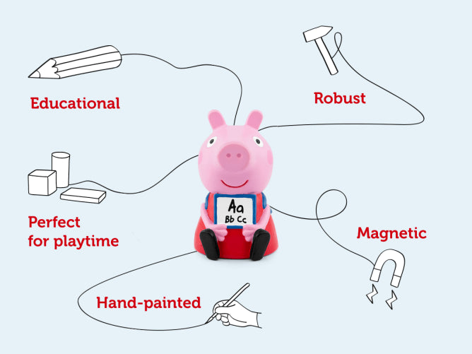 Tonies Audio Character - Peppa Pig Learn With Peppa