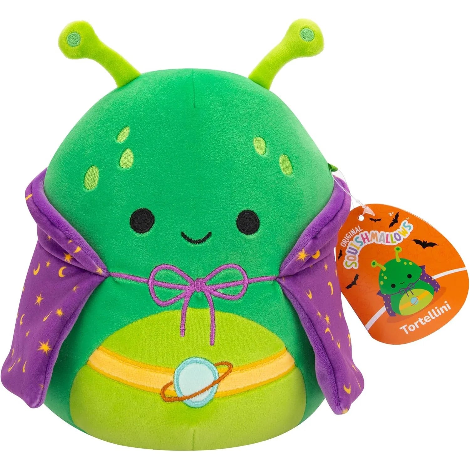 Squishmallows Halloween 7.5" Tortellini The Green Alien