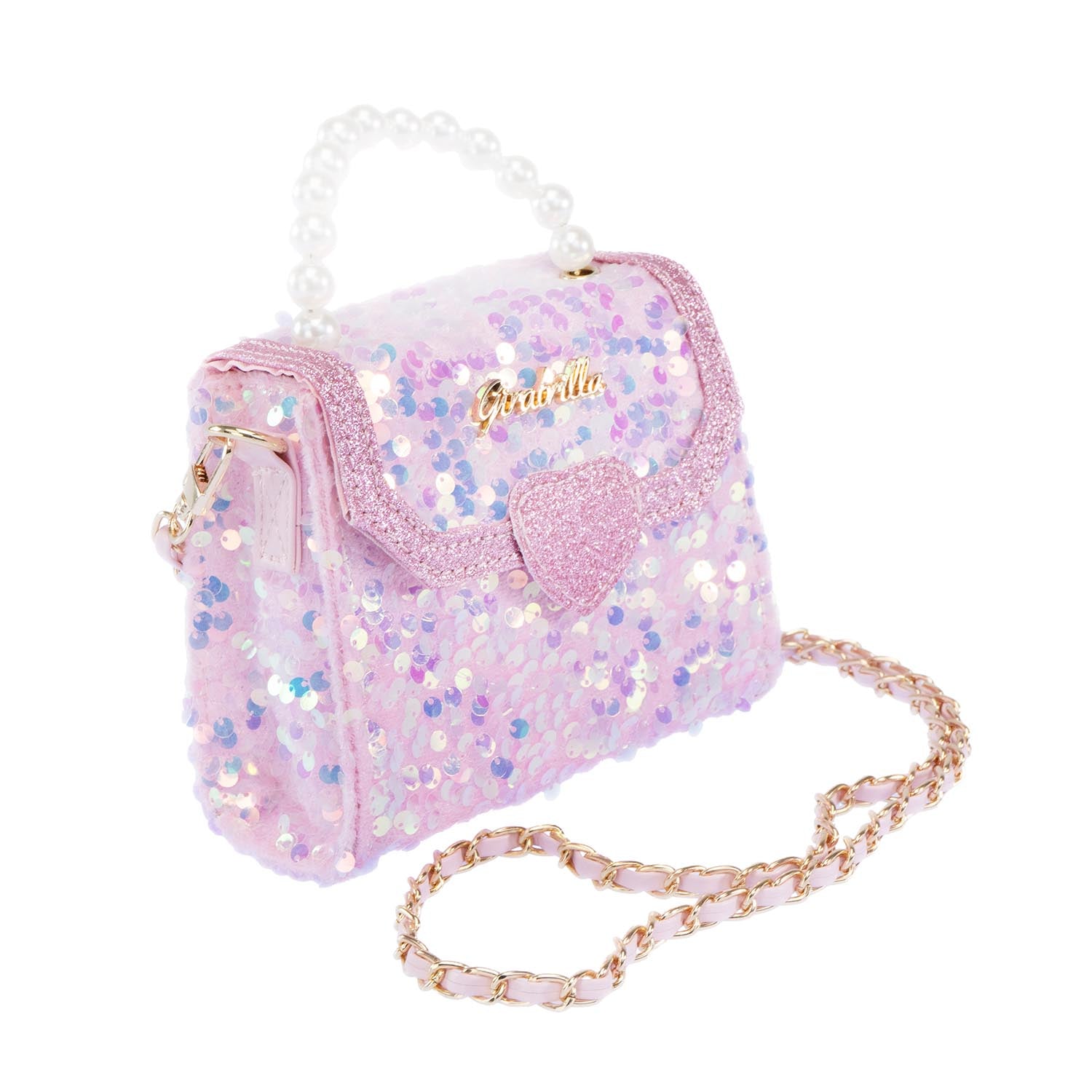 Girabrilla - Trunk Style Sequins Cross Body Bag