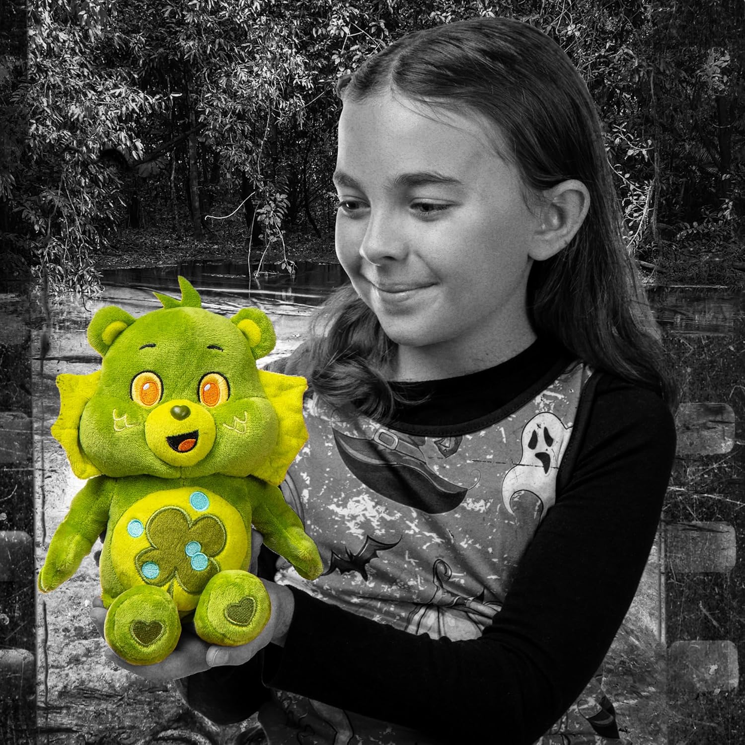 Care Bear Universal Monsters Good Luck Bear as "The Creature from The Black Lagoon"