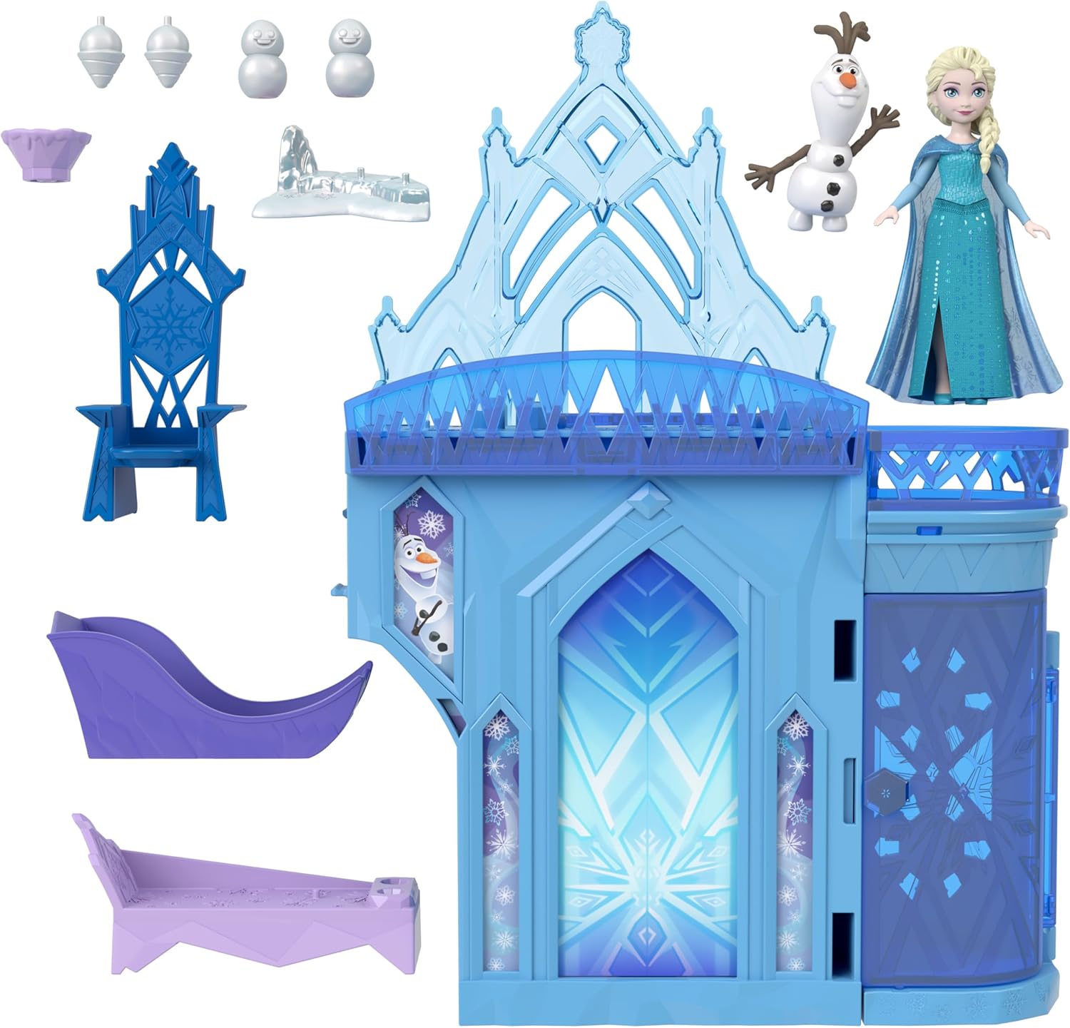 Mattel Disney Frozen Toys Elsa Stackable Castle D