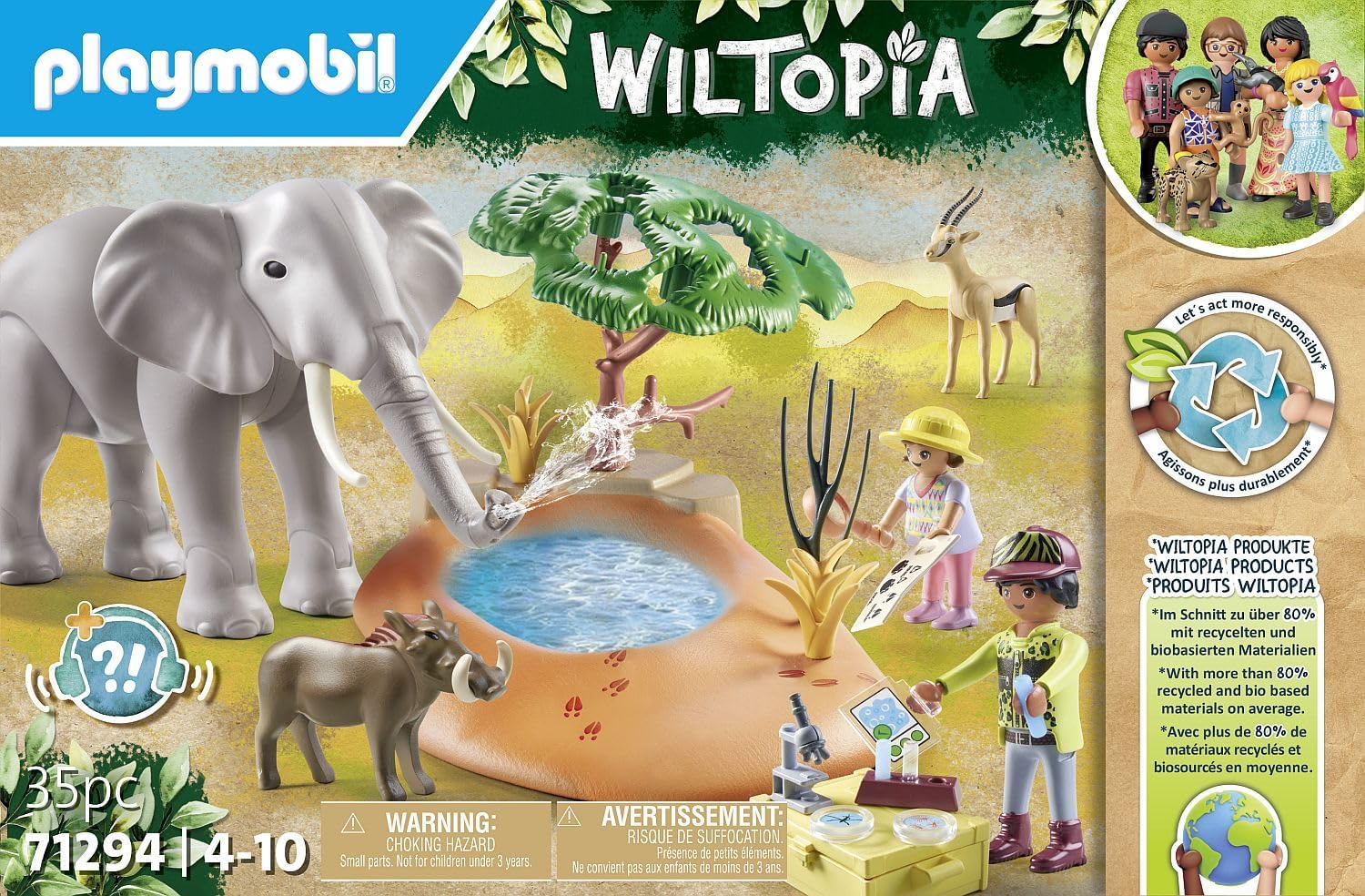 Playmobil Wiltopia - Elephant at the Watering Hole