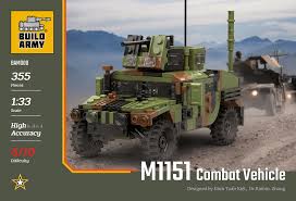 Build Army M1151 Hummer Combat Vehicle 355 pieces