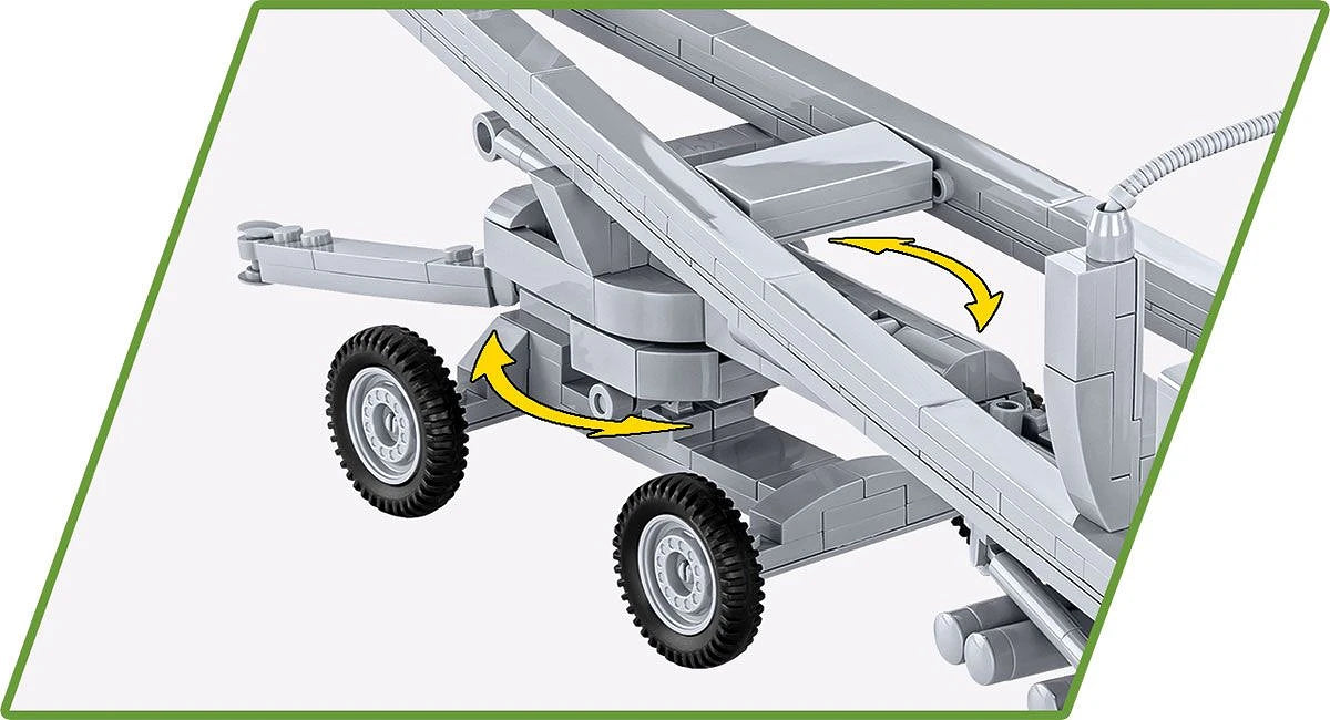 Cobi 3120 V2 Rocket On Meiller Vehicle 1:35 Scale