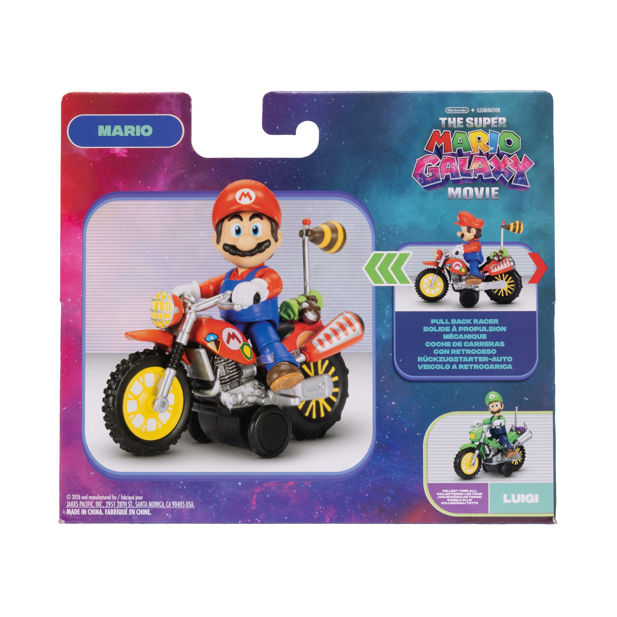 The Super Mario Galaxy Movie: Mario and Pull Back Racer Set