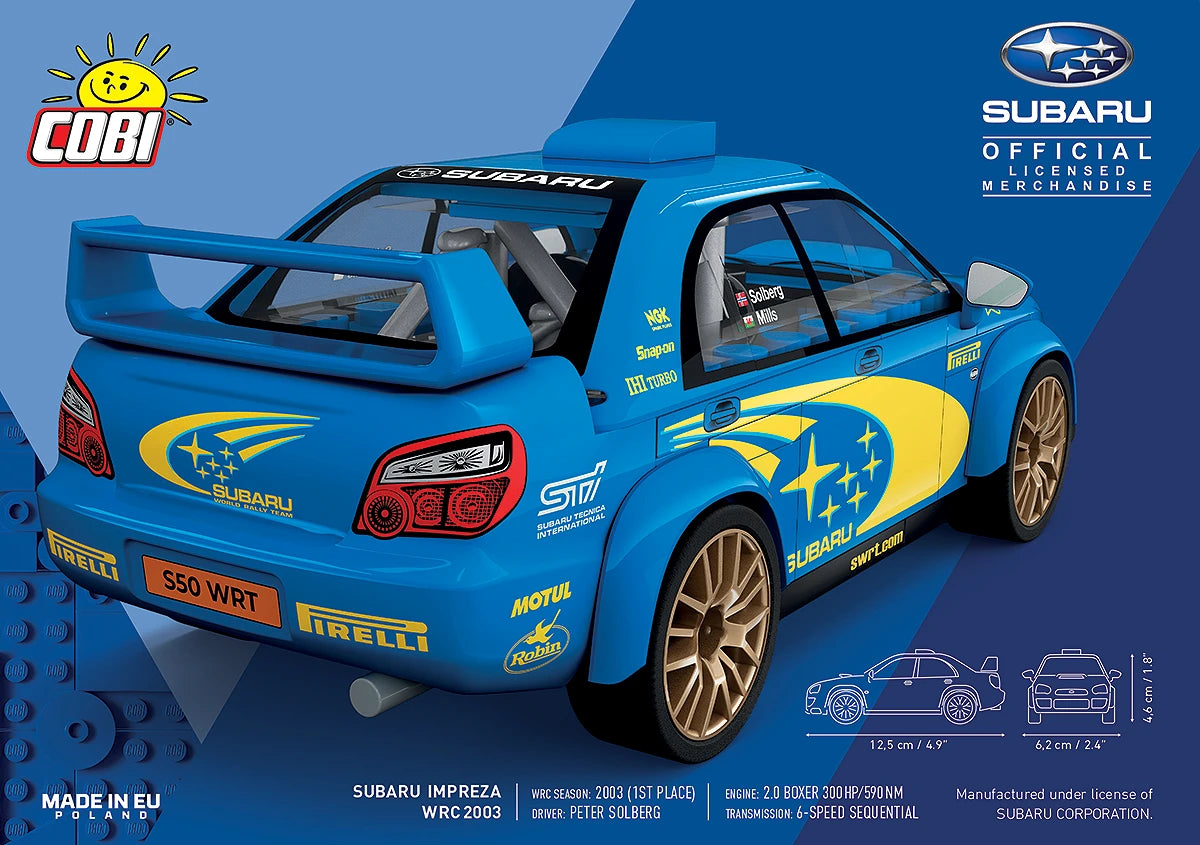 Cobi 24650 Subaru Impreza WRC 2003 Scale Set