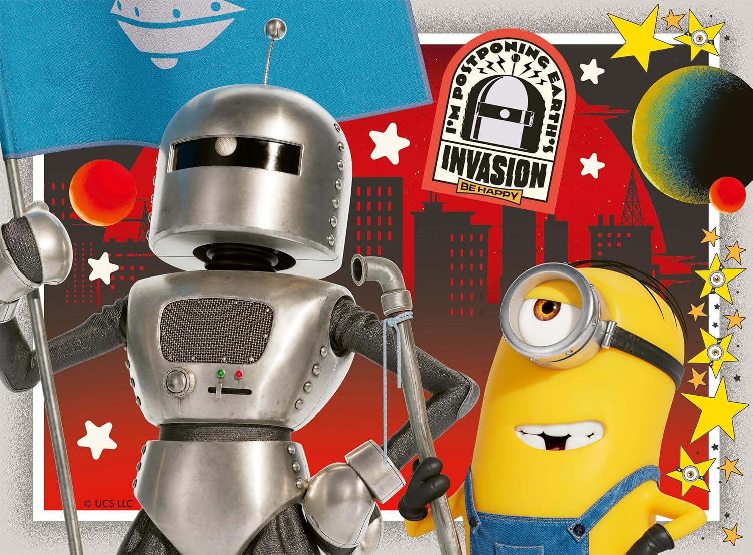 Minions Directing Life Moment 12/16/20/24 Piece Jigsaws