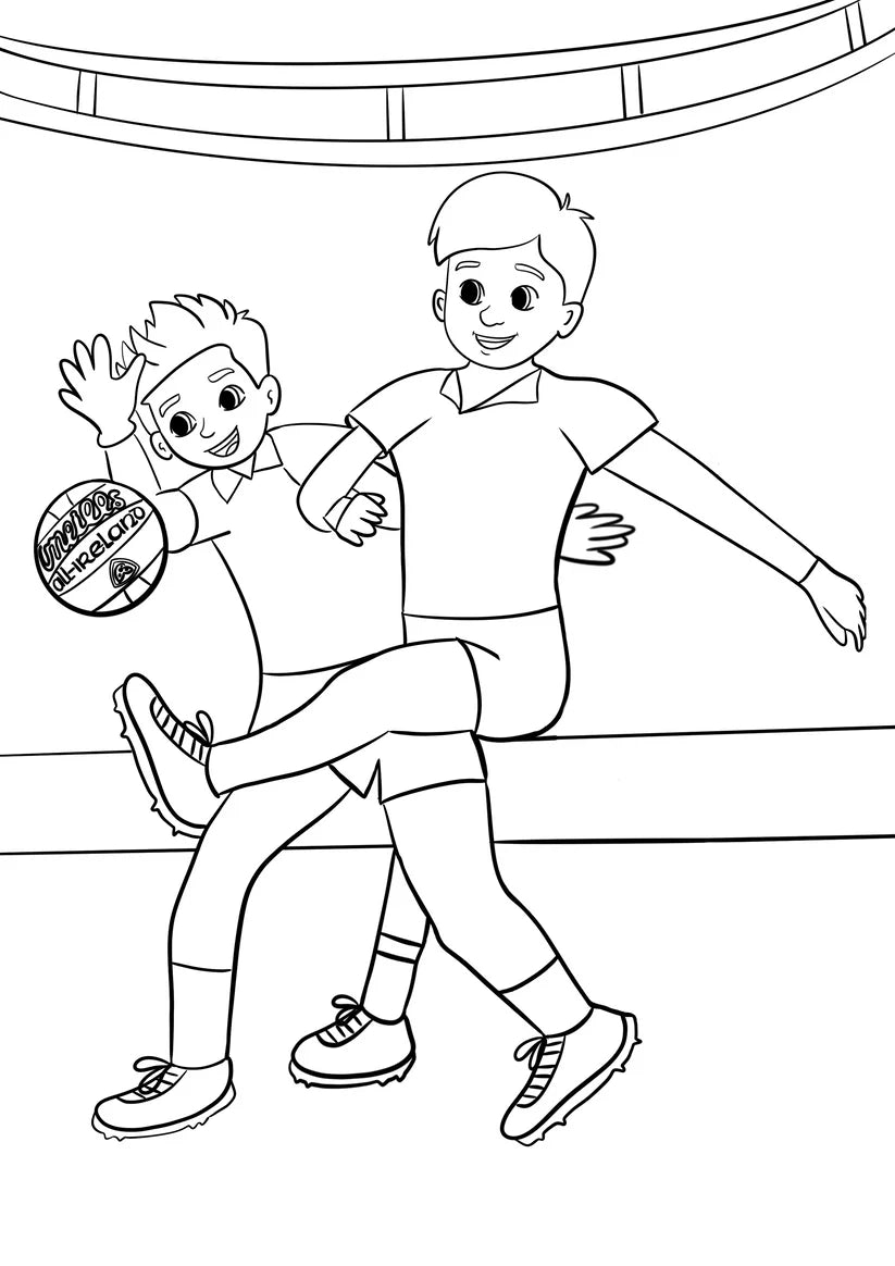 The Big Colouring & Activity Book of Irish Sport
