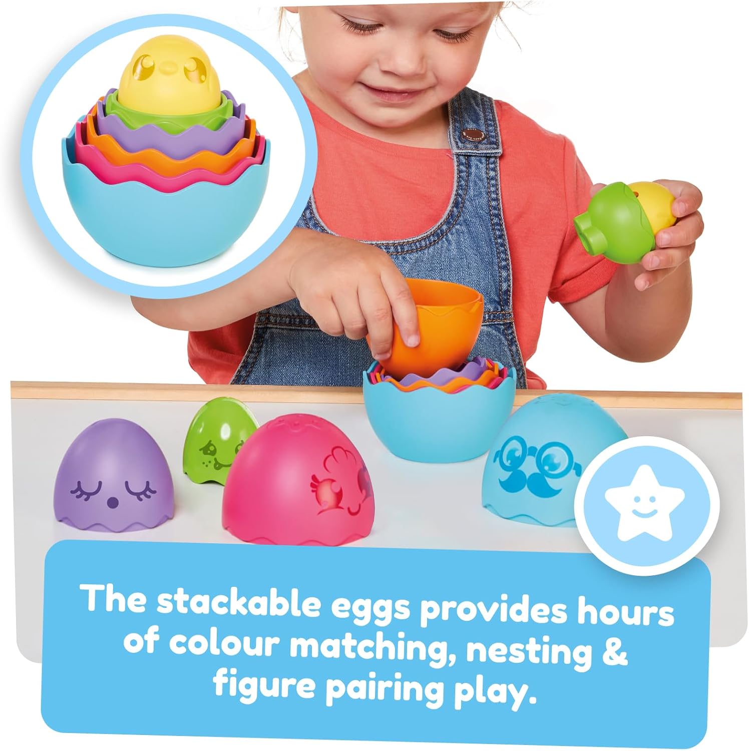 Tomy Toomies Nesting Eggs