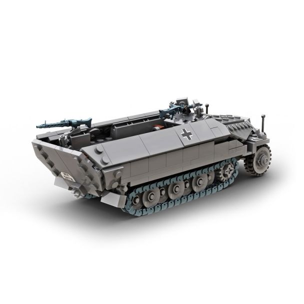 Build Army German Half Track 436 pieces