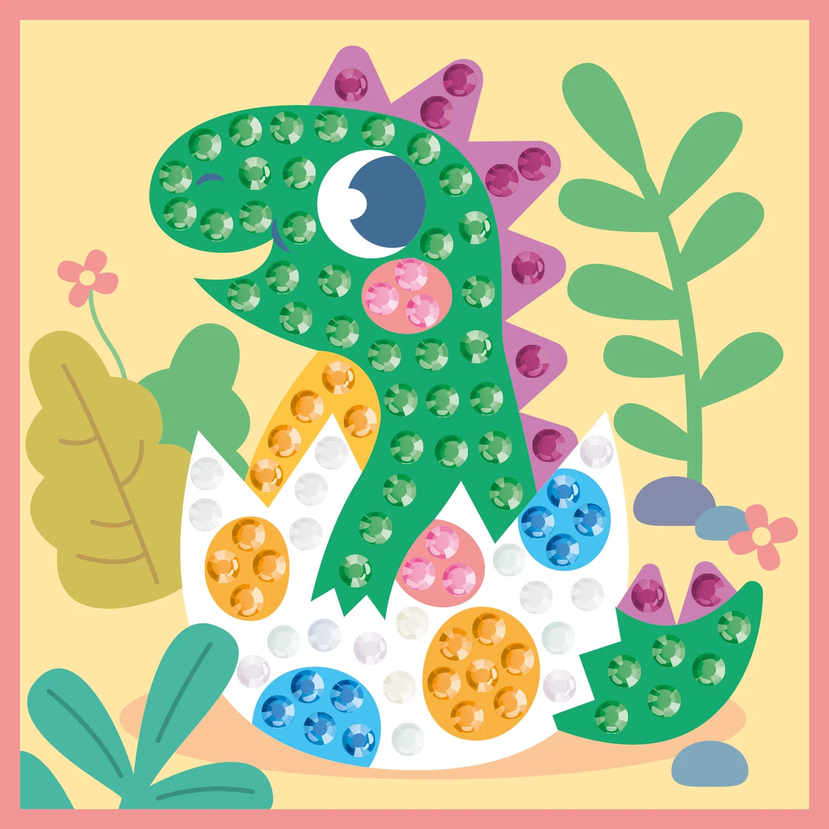 Kitfix Diamond Art Hatching Dino