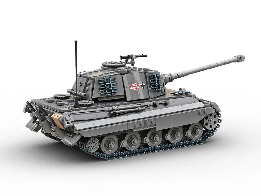 Build Army King Tiger Heavy Tank 1145 pieces