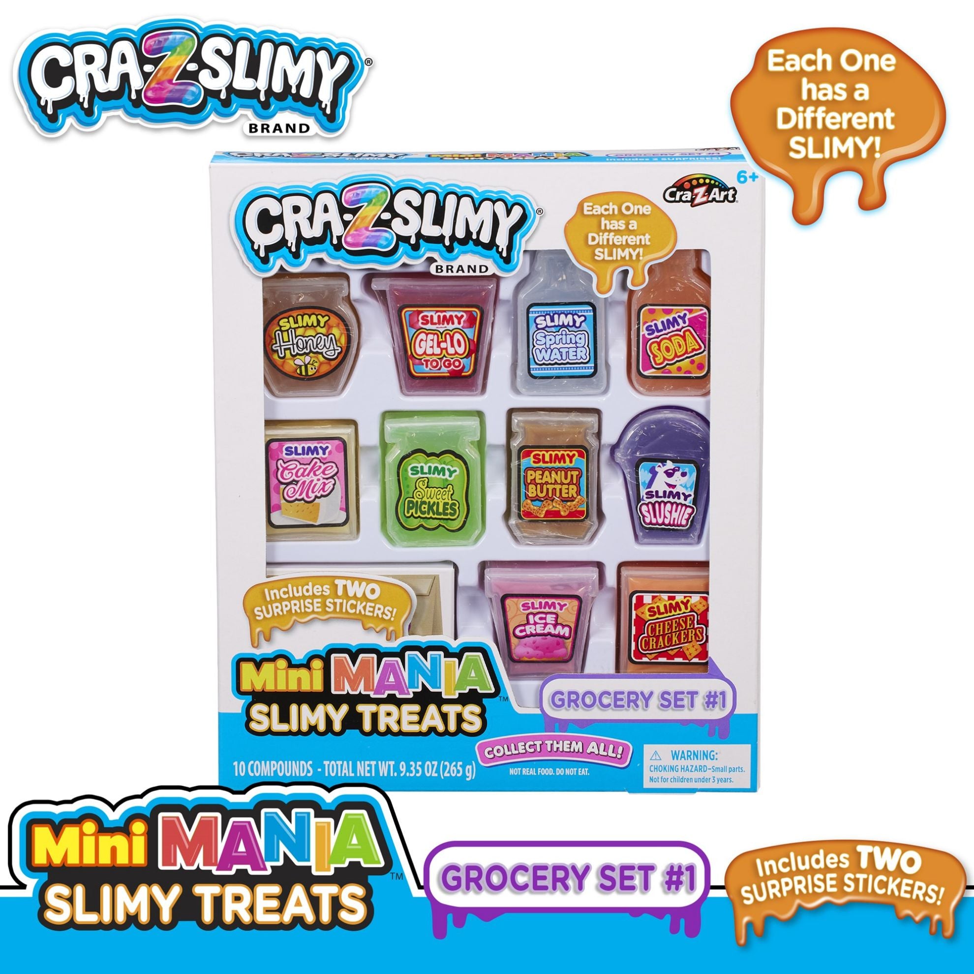 Cra-Z-Slimy Mini Mania Slimy Treats