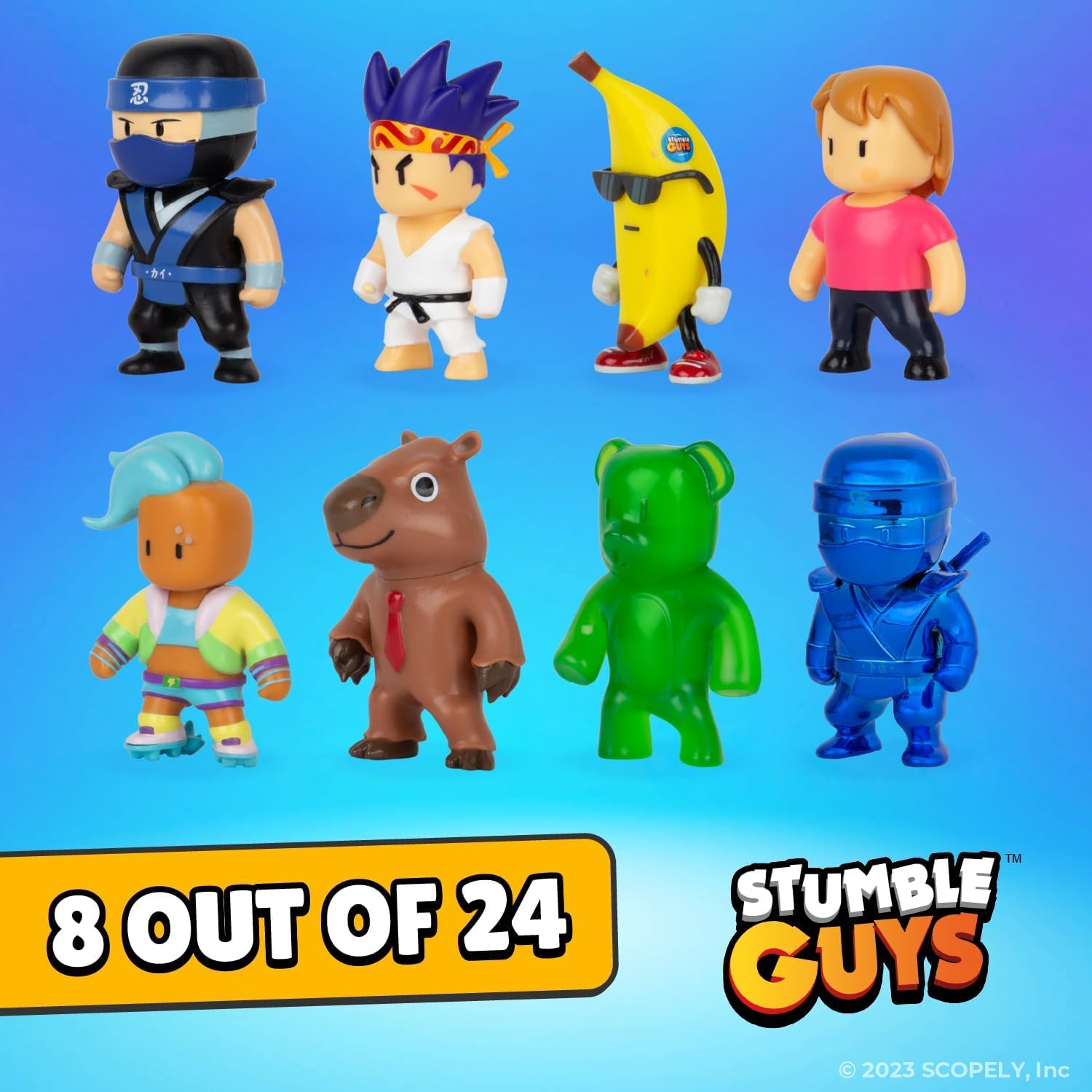 Stumble Guys Collectible Figures 8 Pack C