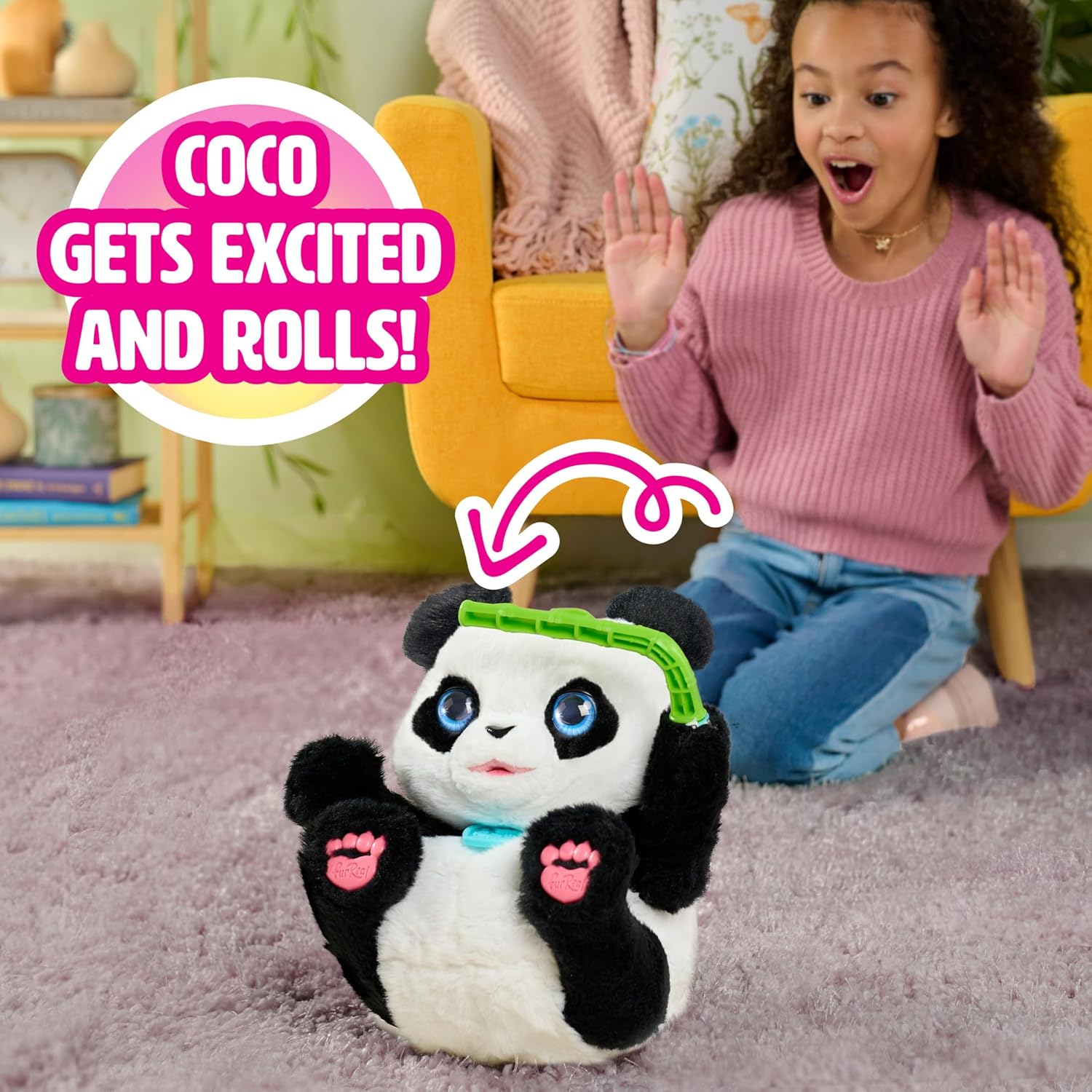 FurReal Coco the Tumbling Panda Bear