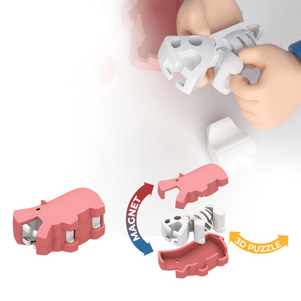 Halftoys Picture book - Hippo