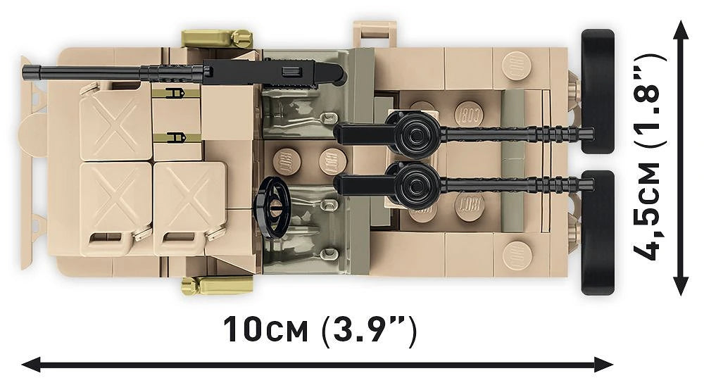 Cobi 2298 Willys MB Jeep 1:35 Scale Set