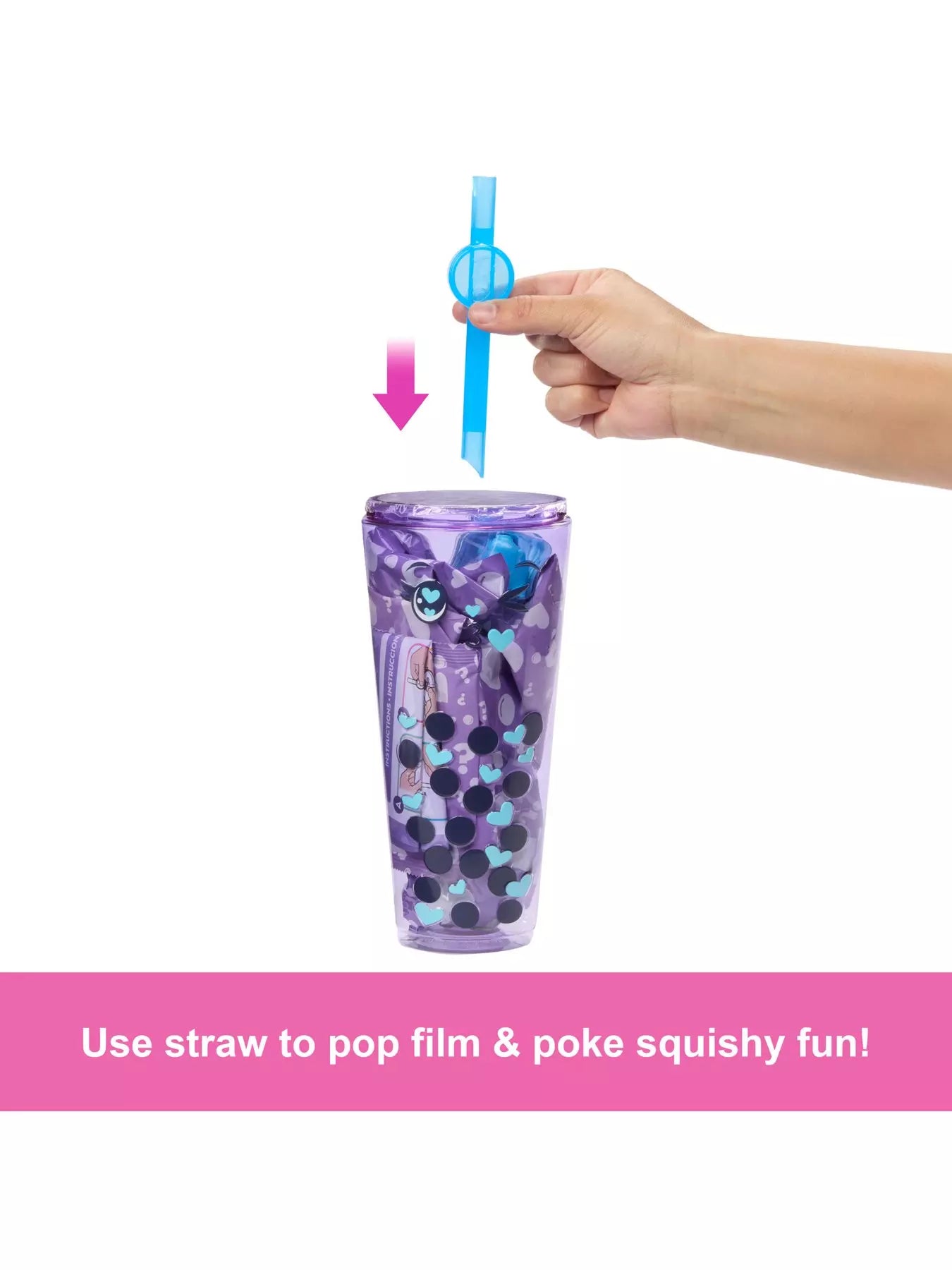 Barbie Pop Reveal Bubble Tea Series Taro Milk Doll