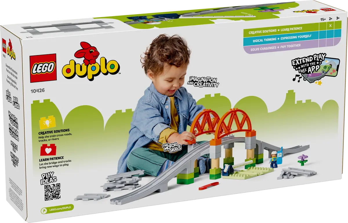 LEGO Duplo 10426 Train Bridge and Tracks Expansion