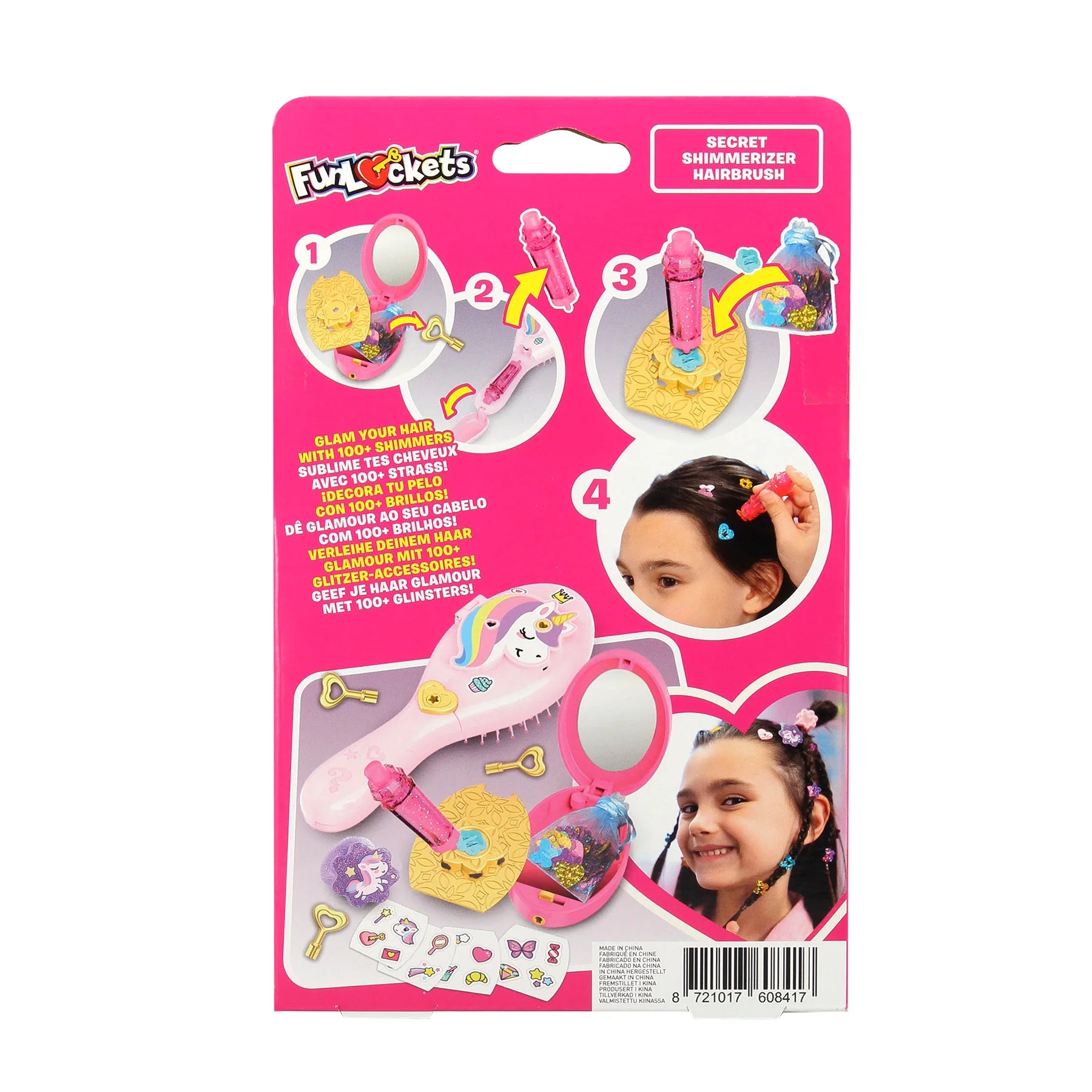 FunLockets Secret Shimmize Hairbrush