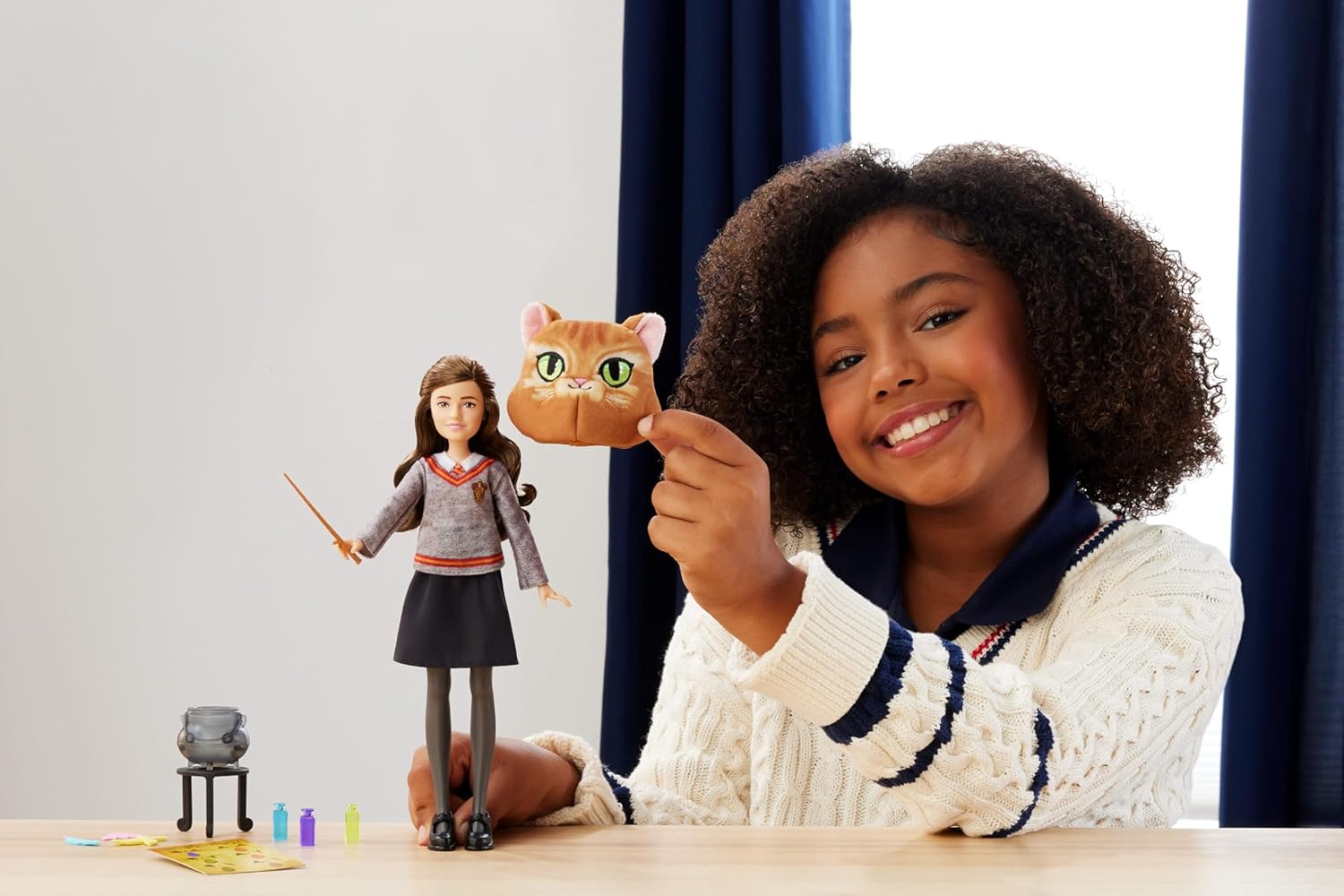 Hermione Granger Doll & Polyjuice Potions Playset