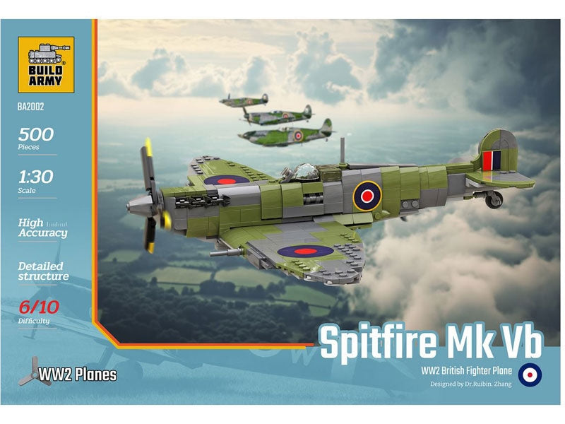 Build Army Submarine Spitfire Mk Vb 500 pieces