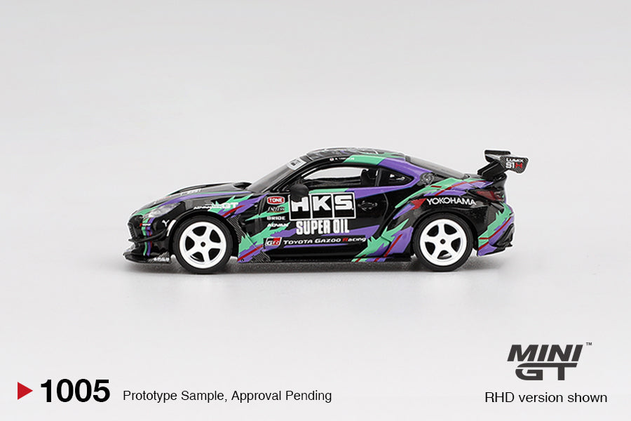 Mini GT Toyota GR86 HKS Type-R 2022 Tokyo Auto Salon 1:64 Scale