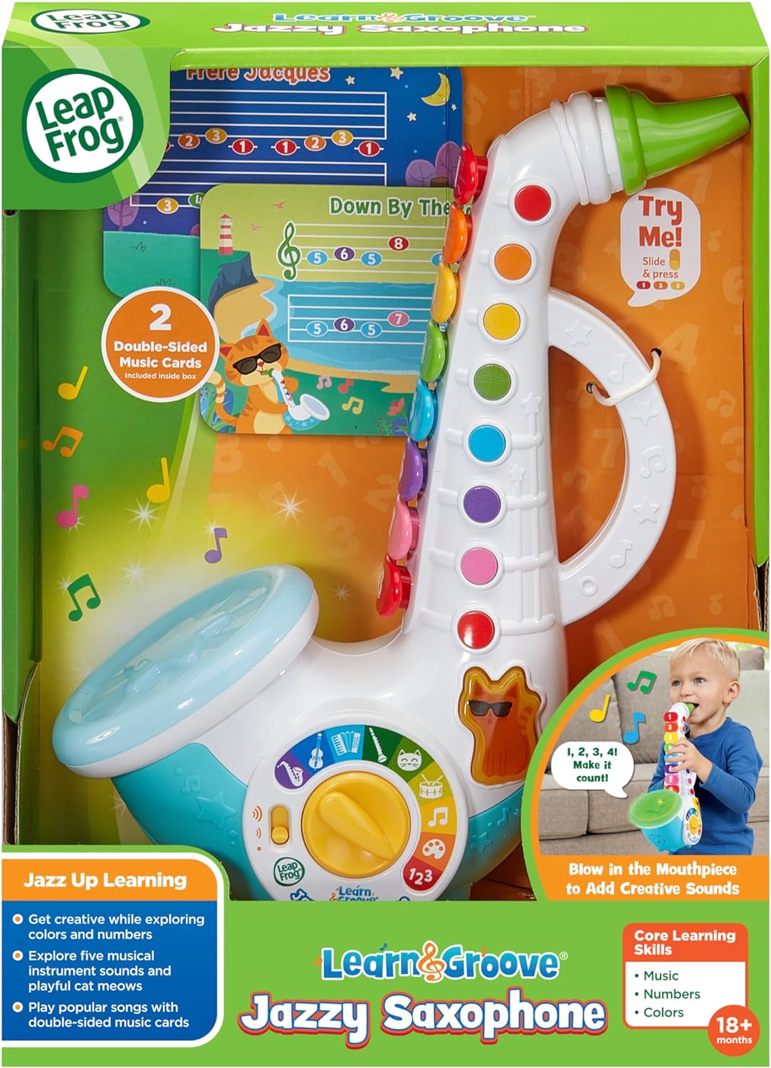 LeapFrog Light-Up Jazzy Saxophone