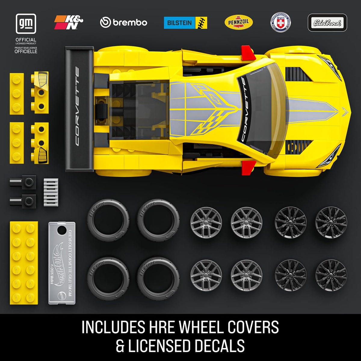 Hot Wheels Brick Shop Chevrolet Corvette