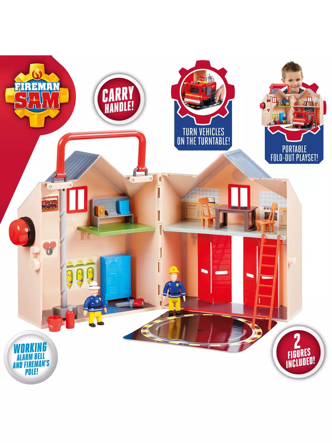 Fireman Sam Deluxe Firestation Playset