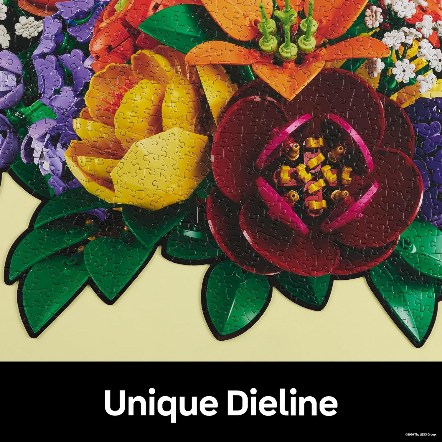 Lego Botanical Purple Floral 1001 Piece Puzzle