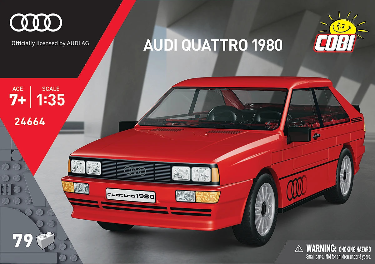 Cobi 24664 Audi Quattro Red Scale Set