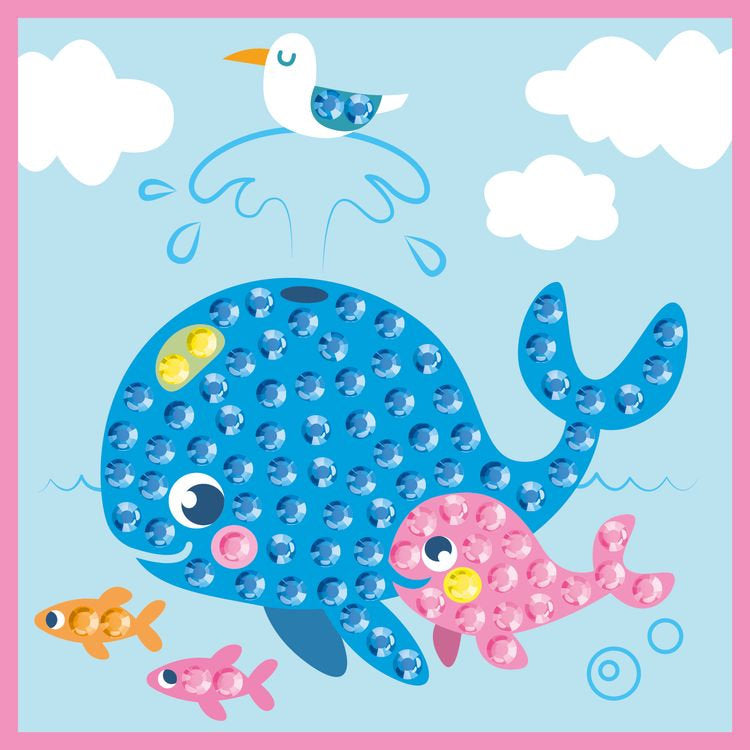 Kitfix Diamond Art Whale Family