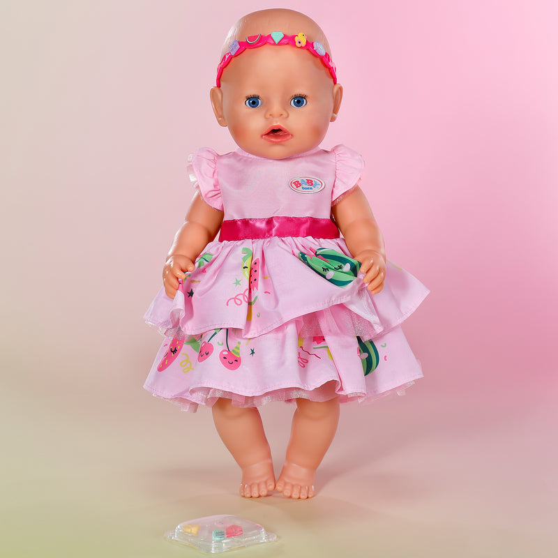BABY born Pink Dress with Pinplay 43cm