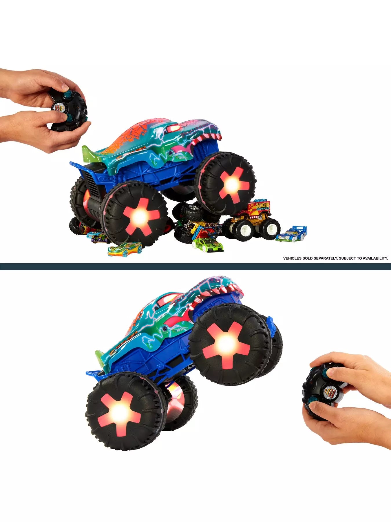 Hot Wheels 1:15 RC Monster Trucks Mega Wrex