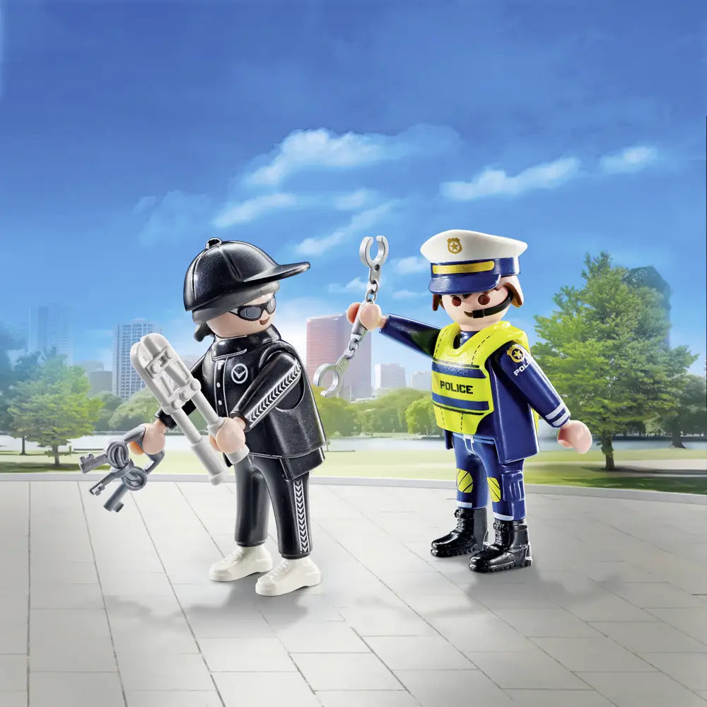 Playmobil Policeman and Burglar