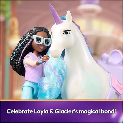 Unicorn Academy Layla 11.4cm Doll & Glacier Set