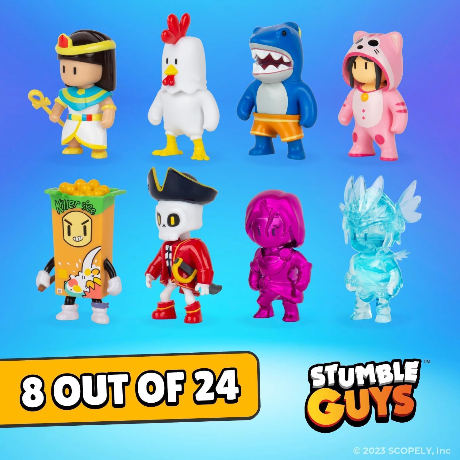 Stumble Guys Collectible Figures 8 Pack B