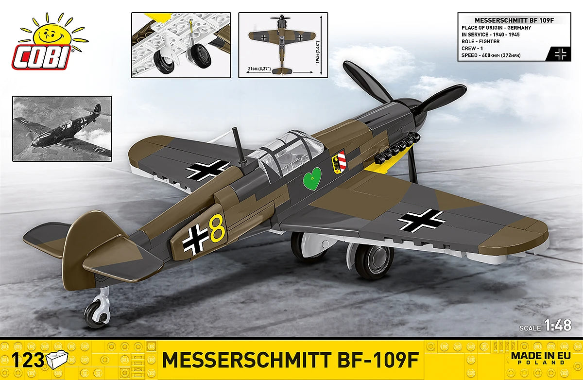Cobi 5873 Messerscmitt VF-109F 1:48 Scale Set
