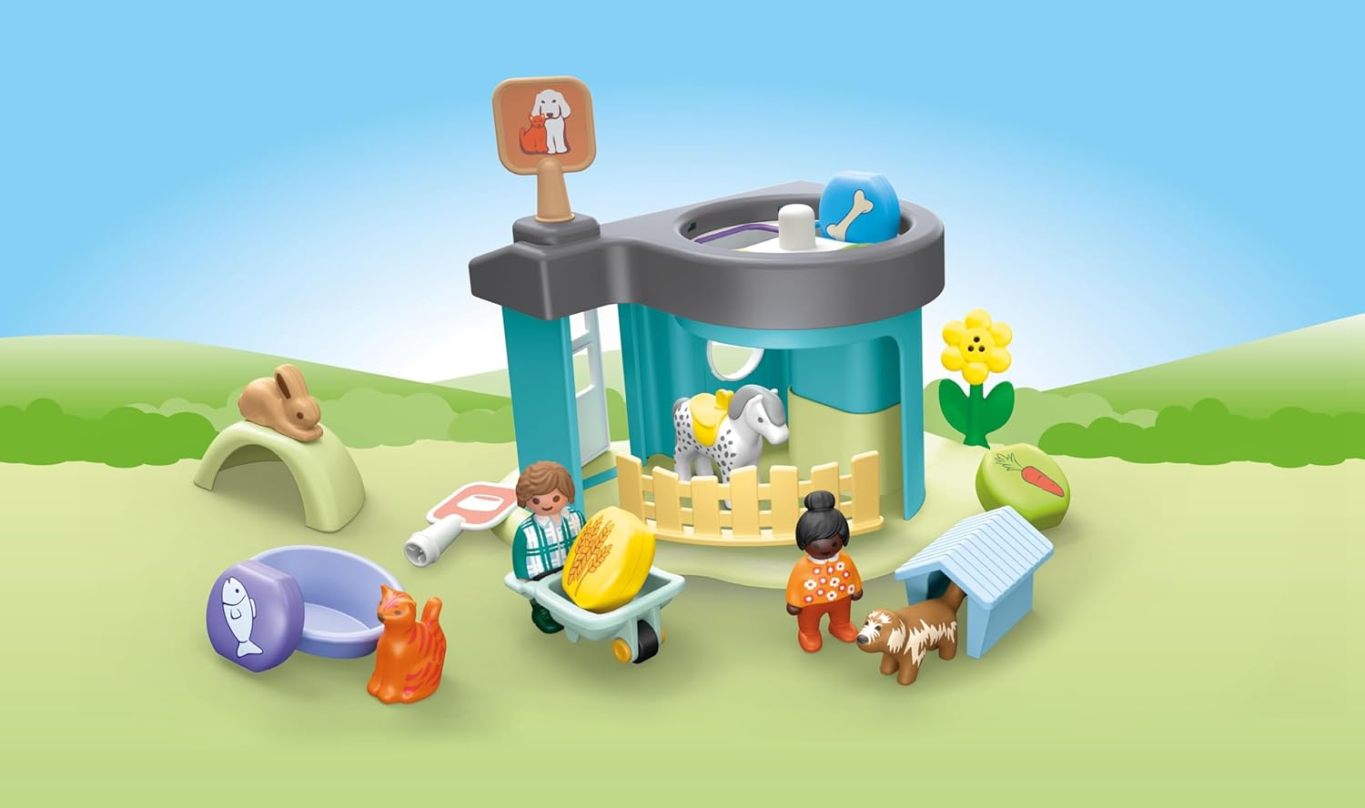 Playmobil Junior: Animal Home with Treat Dispenser