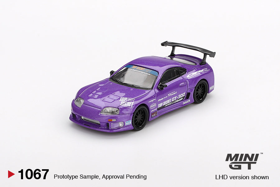 Mini GT Toyota Supra (A80) Top Secret GT-300 1:64 Scale