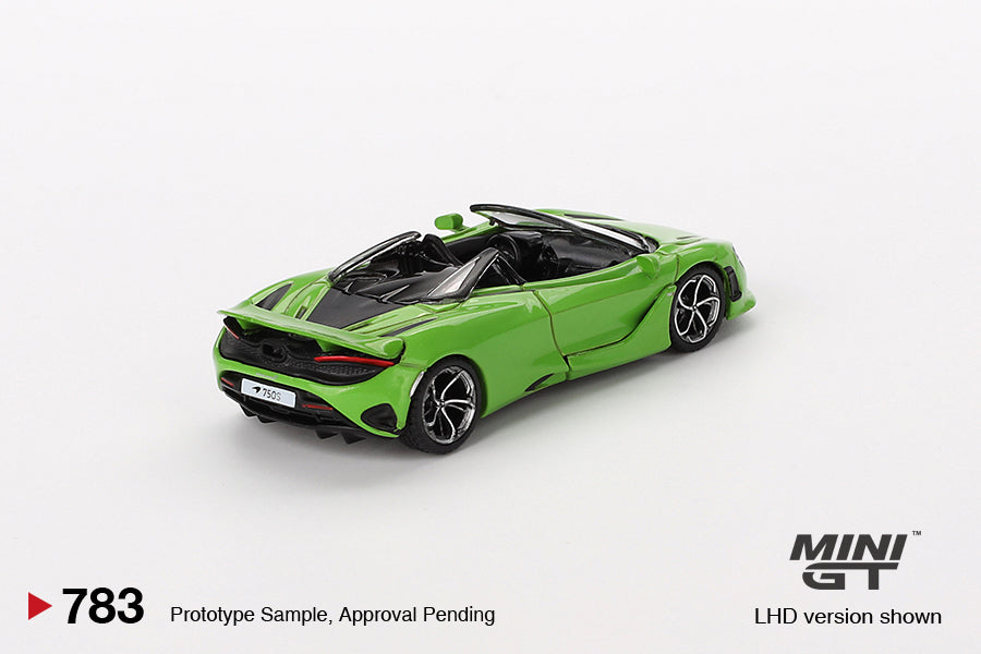 Mini GT McLaren 750S Spider Mantis Green1:64 Die Cast