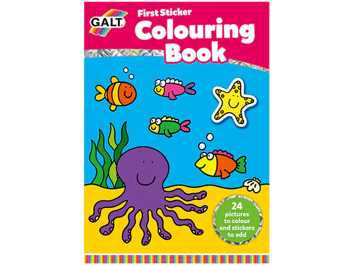 GALT First Sticker Colouring Book