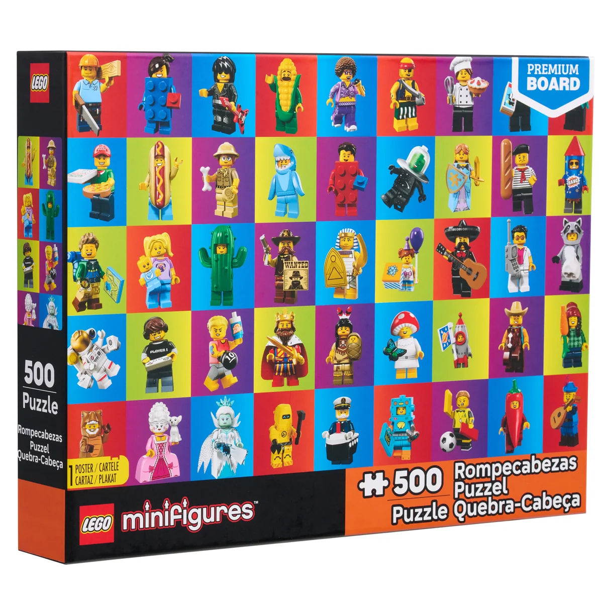 Lego Minifigure Collage 1 Puzzle 500 Pieces