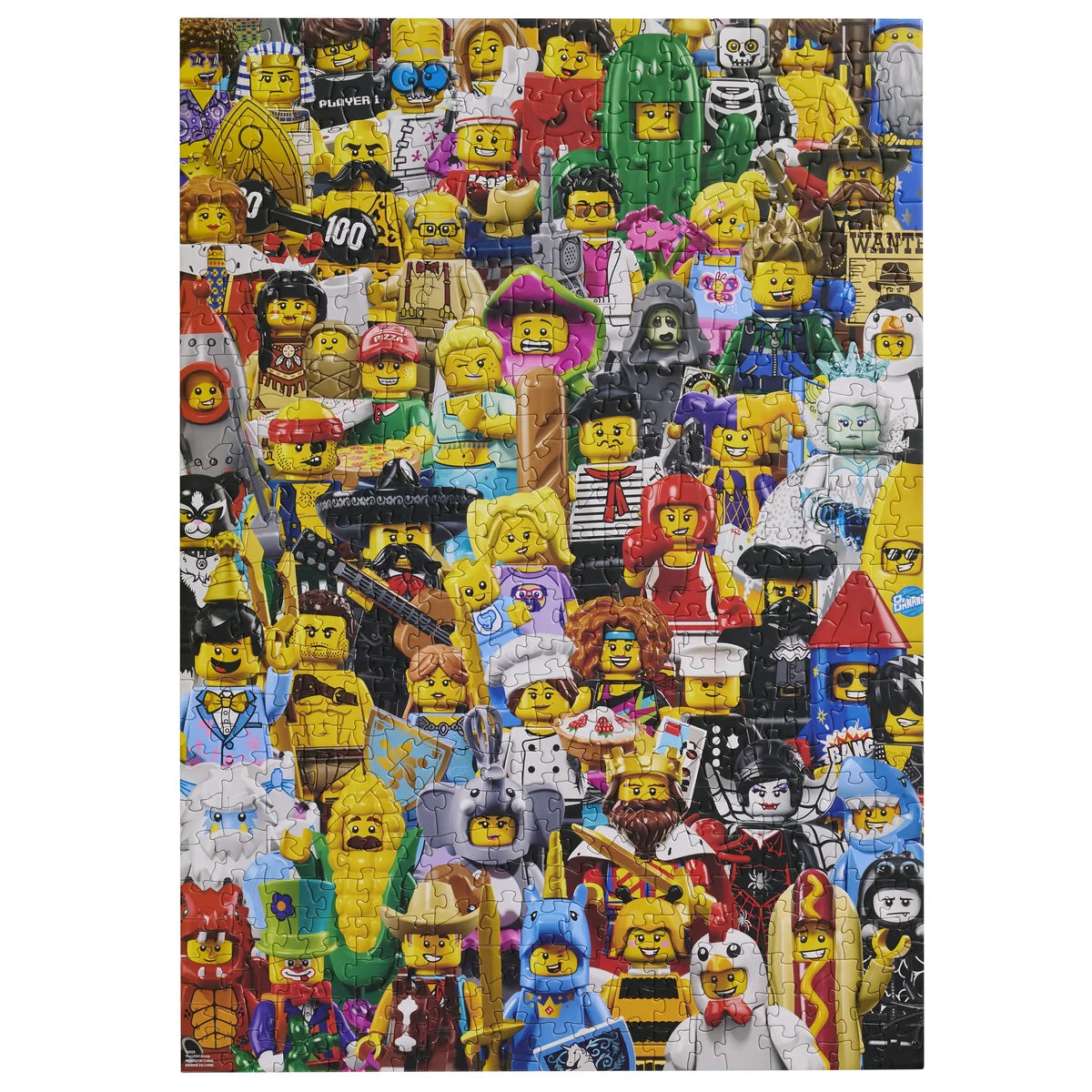 Lego Minifigure Collage 2 Puzzle 500 Pieces