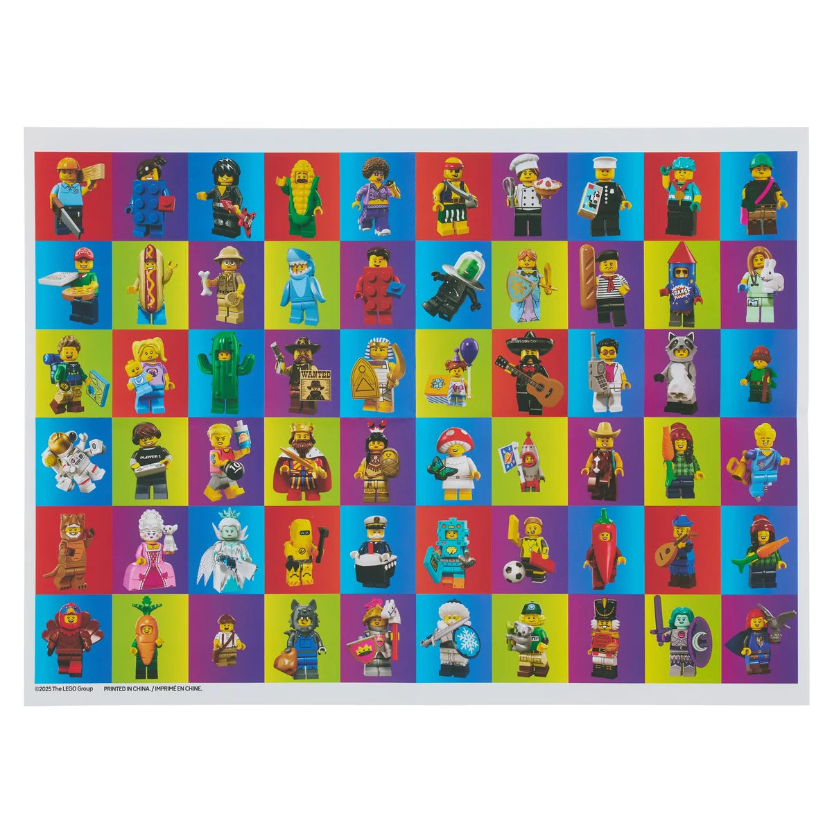 Lego Minifigure Collage 1 Puzzle 500 Pieces
