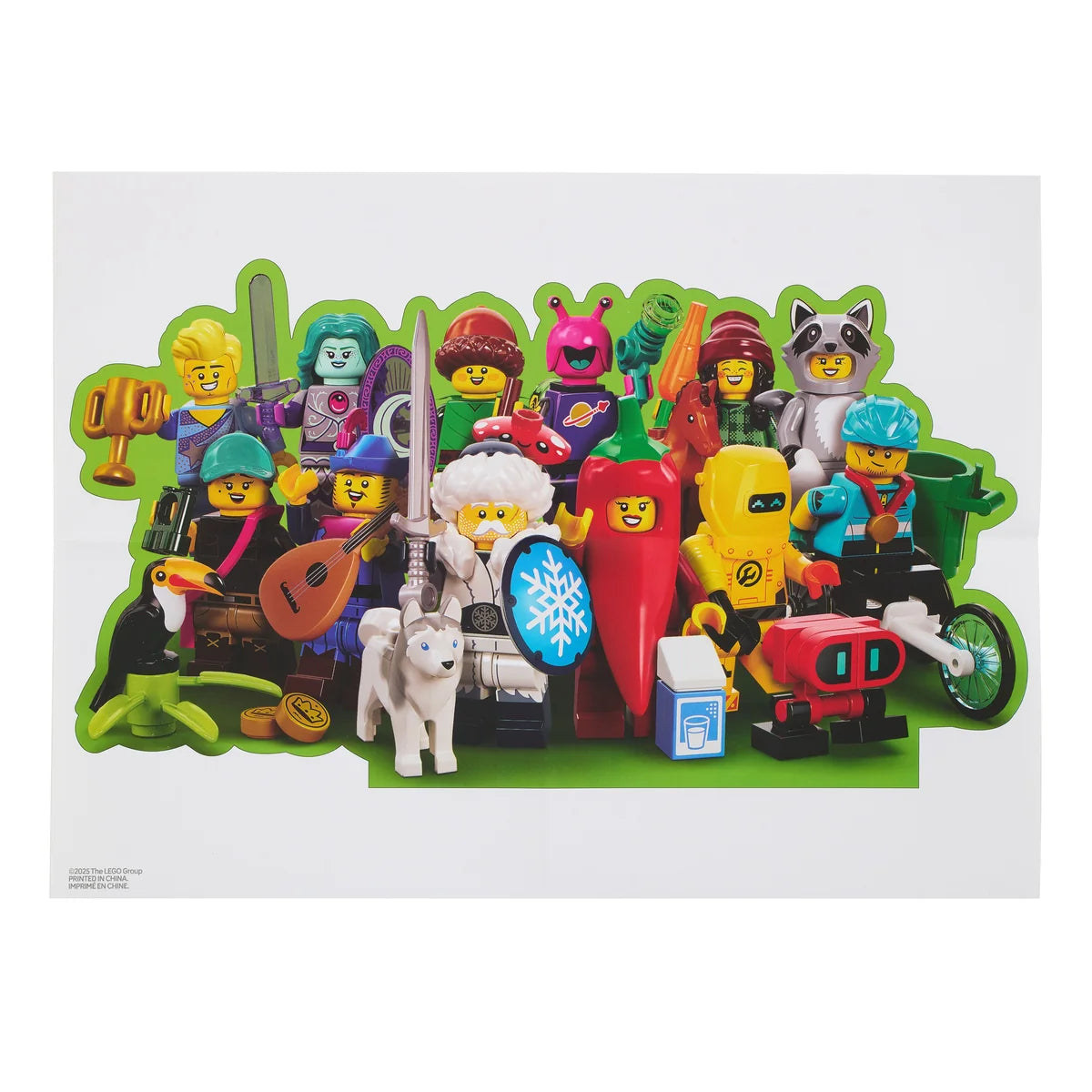 Lego Minifigure Collage 3 Puzzle 500 Pieces