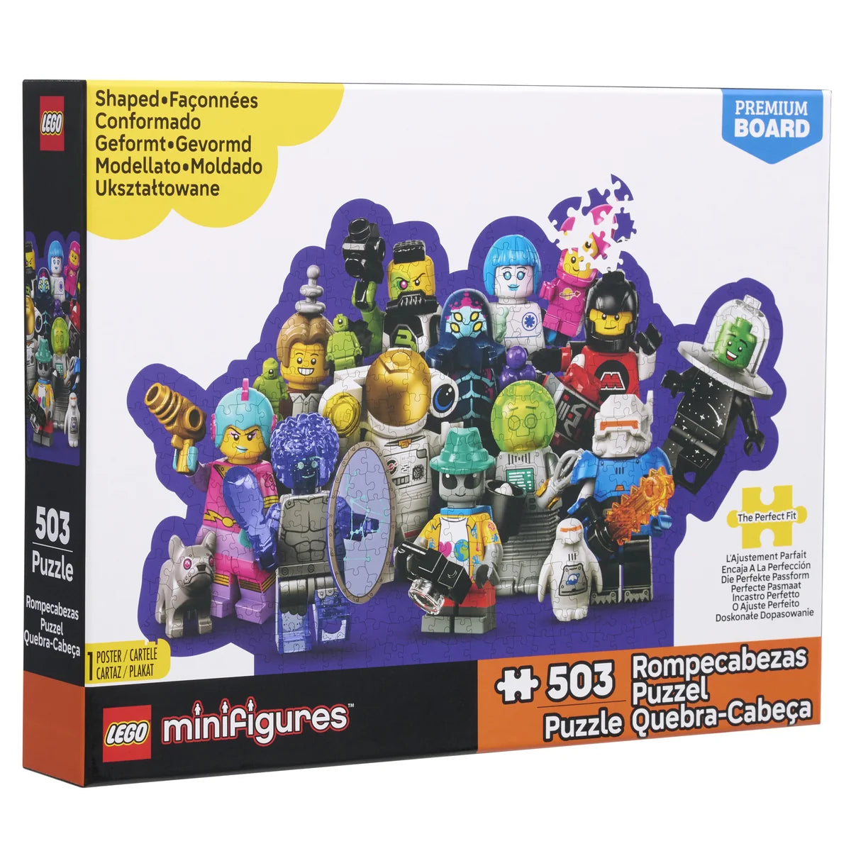 Lego Minifigure Collage 4 Puzzle 500 Pieces