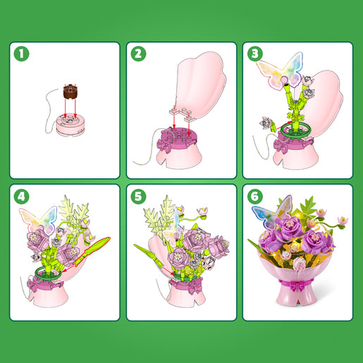 Premiun LED Bouquets 158 Piece Surprise Ball