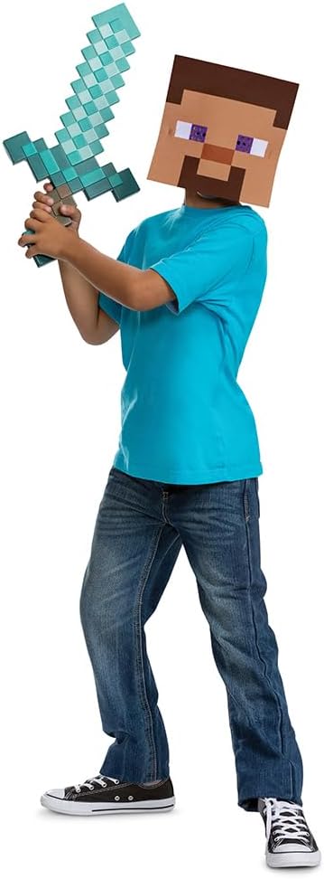 Minecraft Diamond Sword & Mask Set